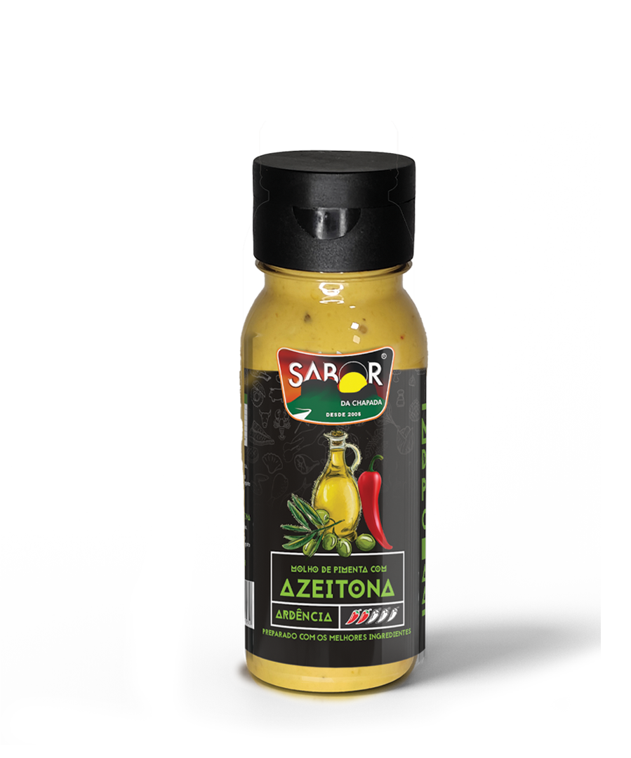 MOLHO DE PIMENTA CREMOSO COM AZEITONA 180 ML 