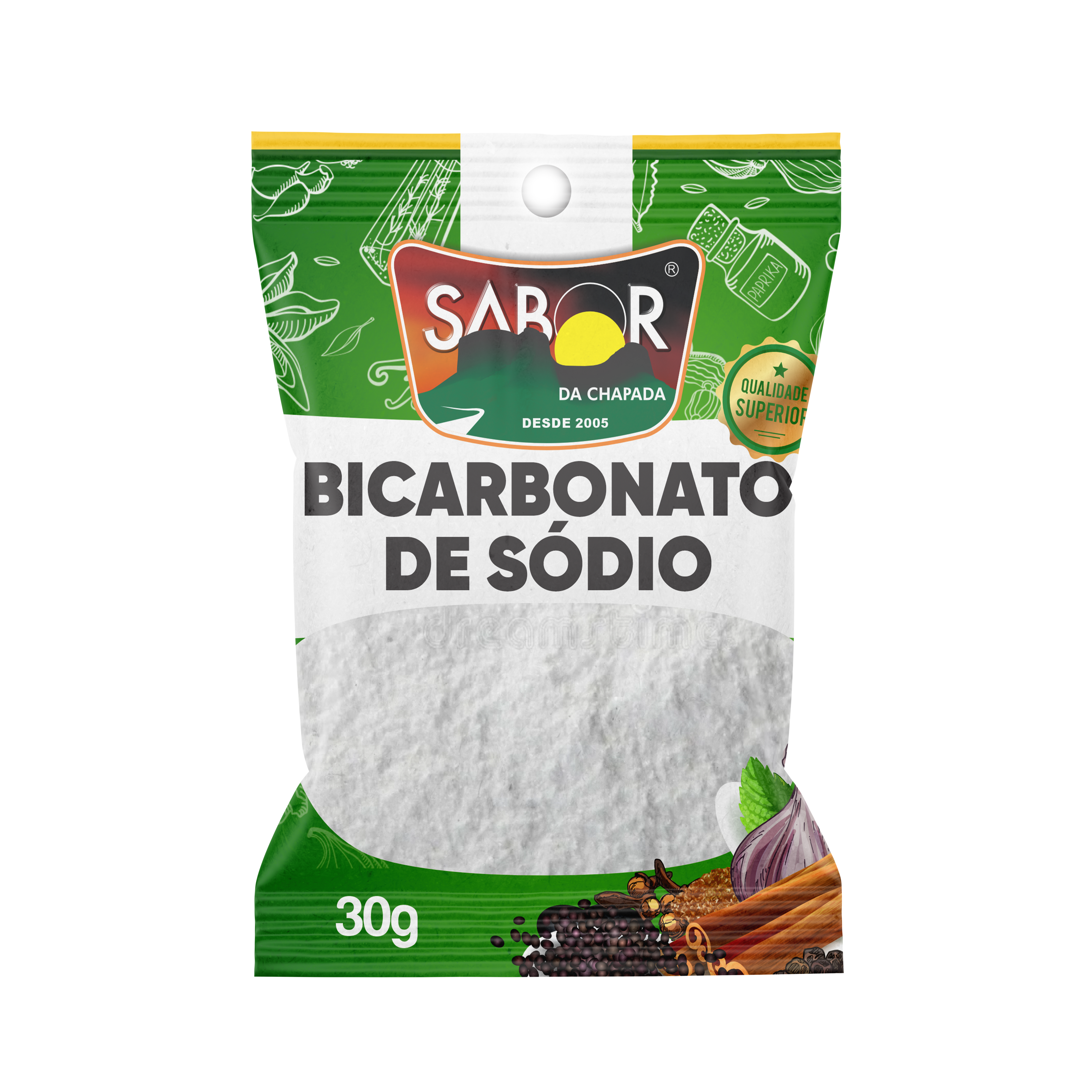 BICARBONATO DE SÓDIO 30 G 