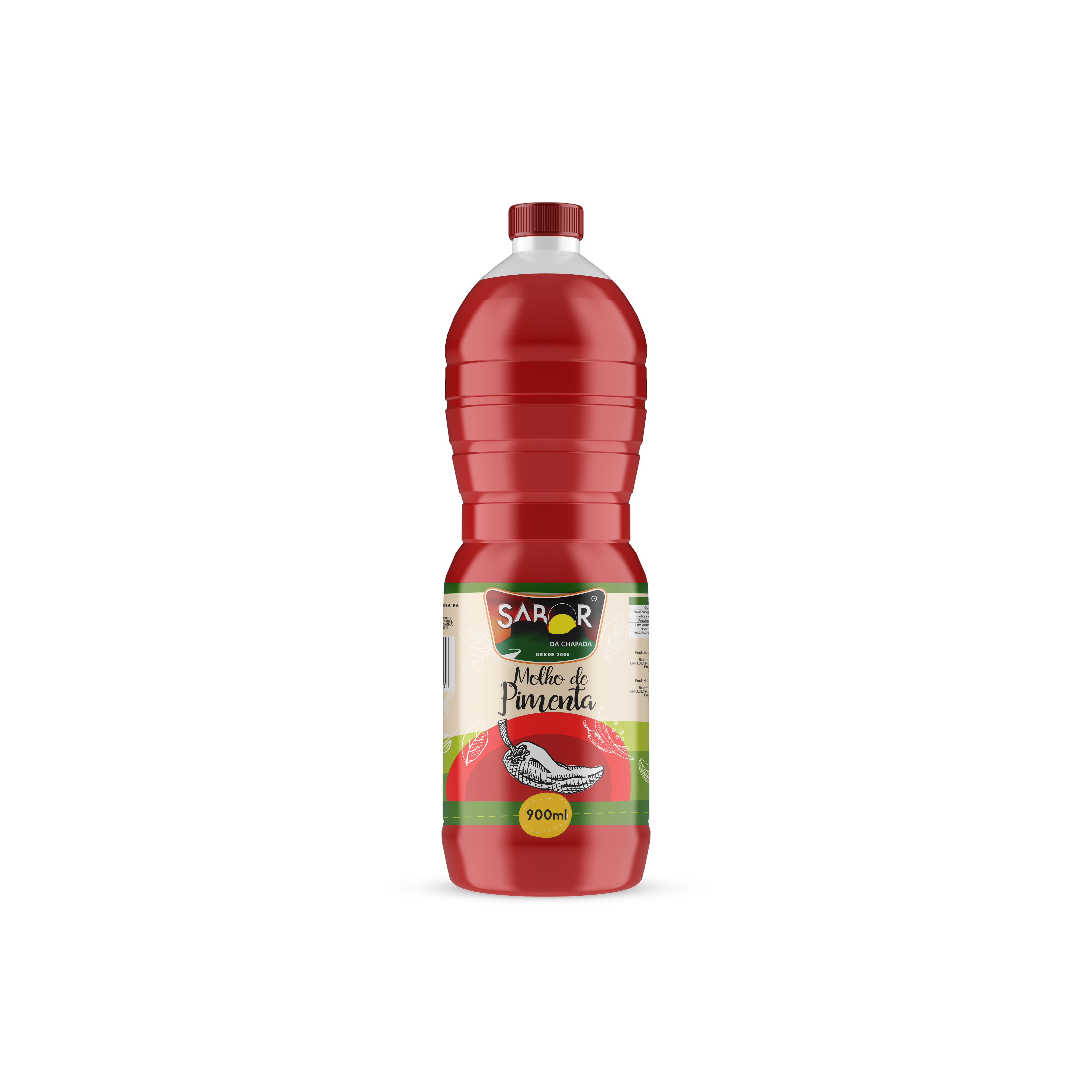 MOLHO DE PIMENTA 900 ML 